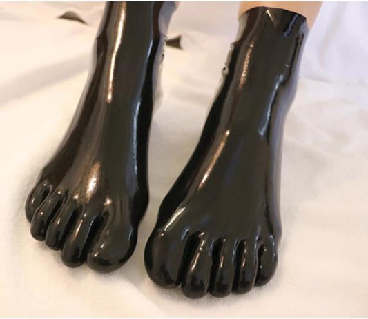 Latex 5-Toe Socks | Unisex Natural Rubber Toe Socks (S/M/L)