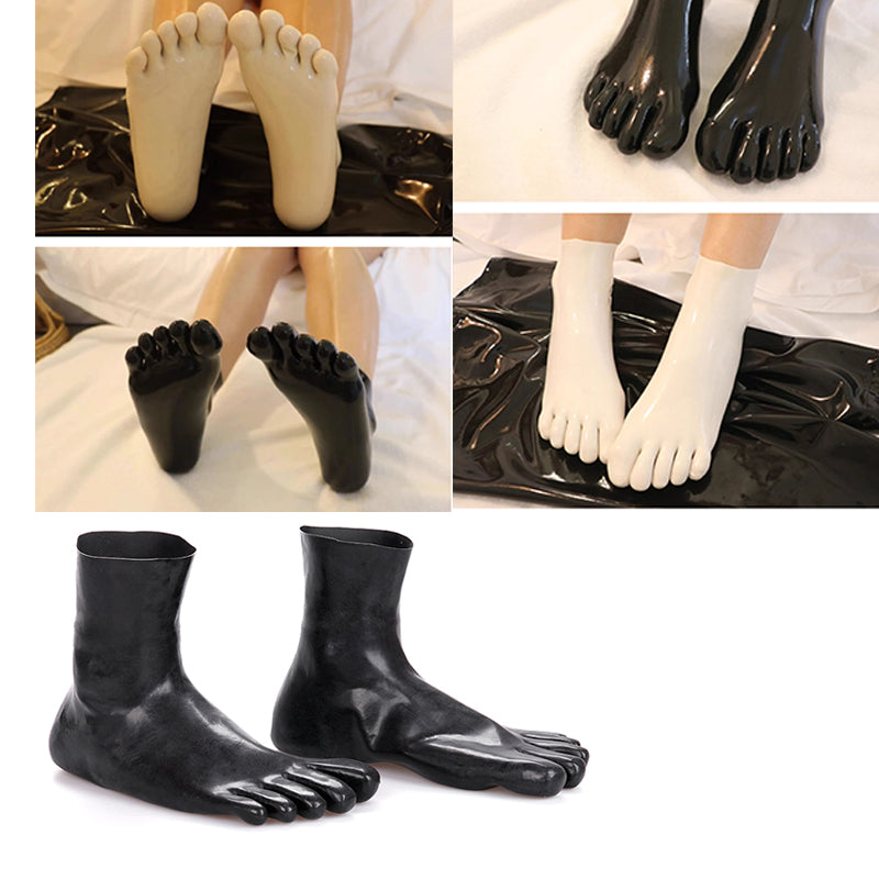Latex 5-Toe Socks | Unisex Natural Rubber Toe Socks (S/M/L)